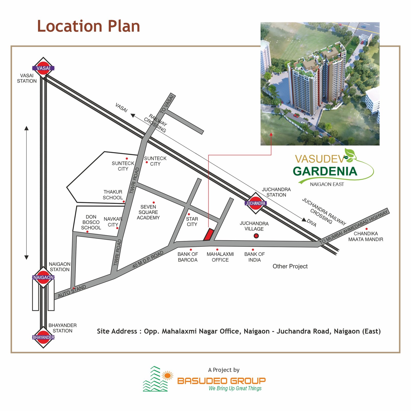 Vasudev Gardenia Map